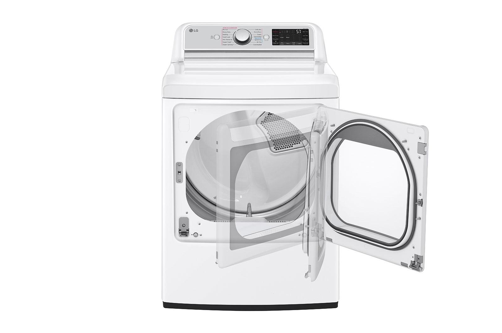 Lg 7.3 cu. ft. Ultra Large Capacity Smart wi-fi Enabled Rear Control Gas Dryer with TurboSteam™