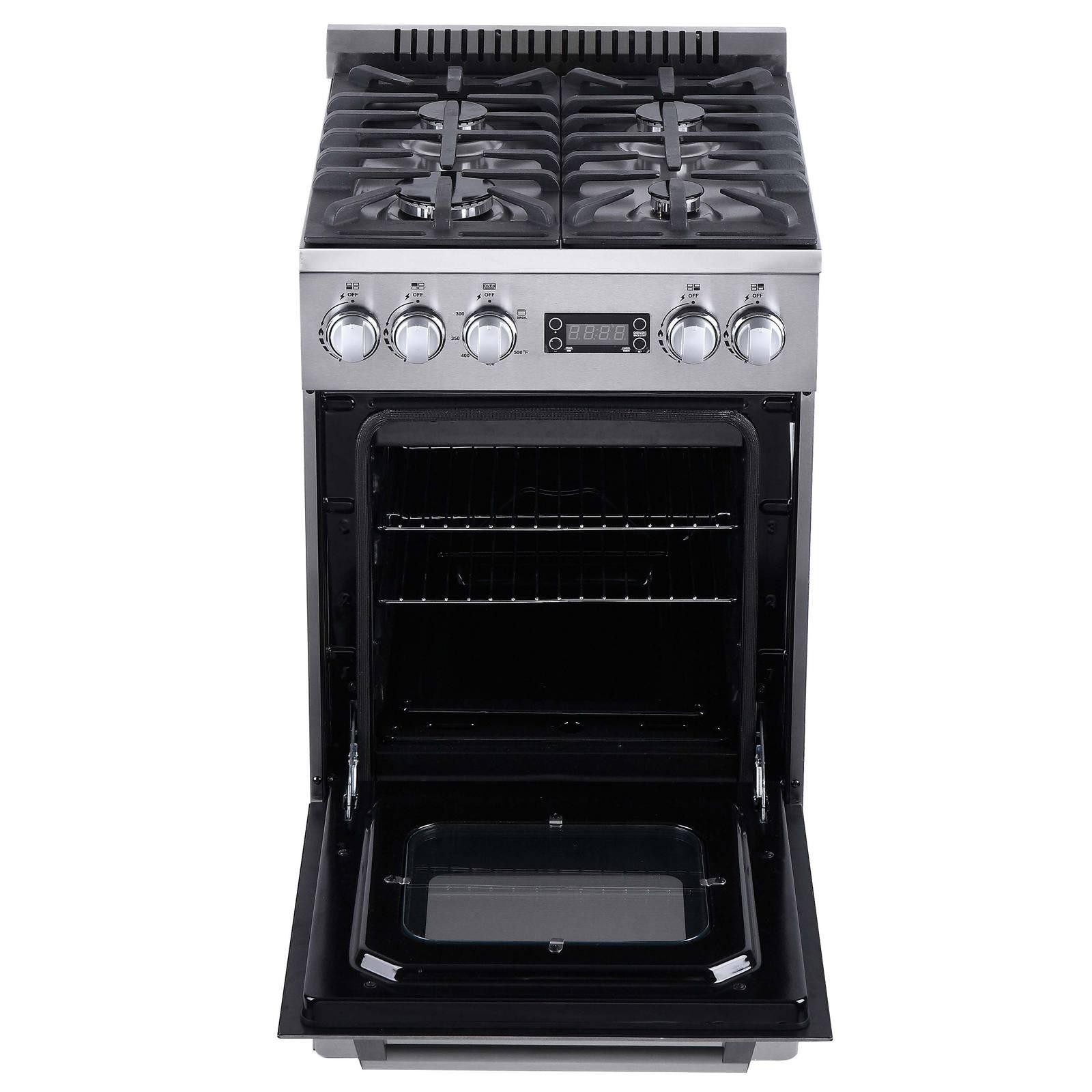 DGR20P3S Avanti ELITE Series 20" Gas Range Oven - Stainless Steel / 2.1 cu. ft.