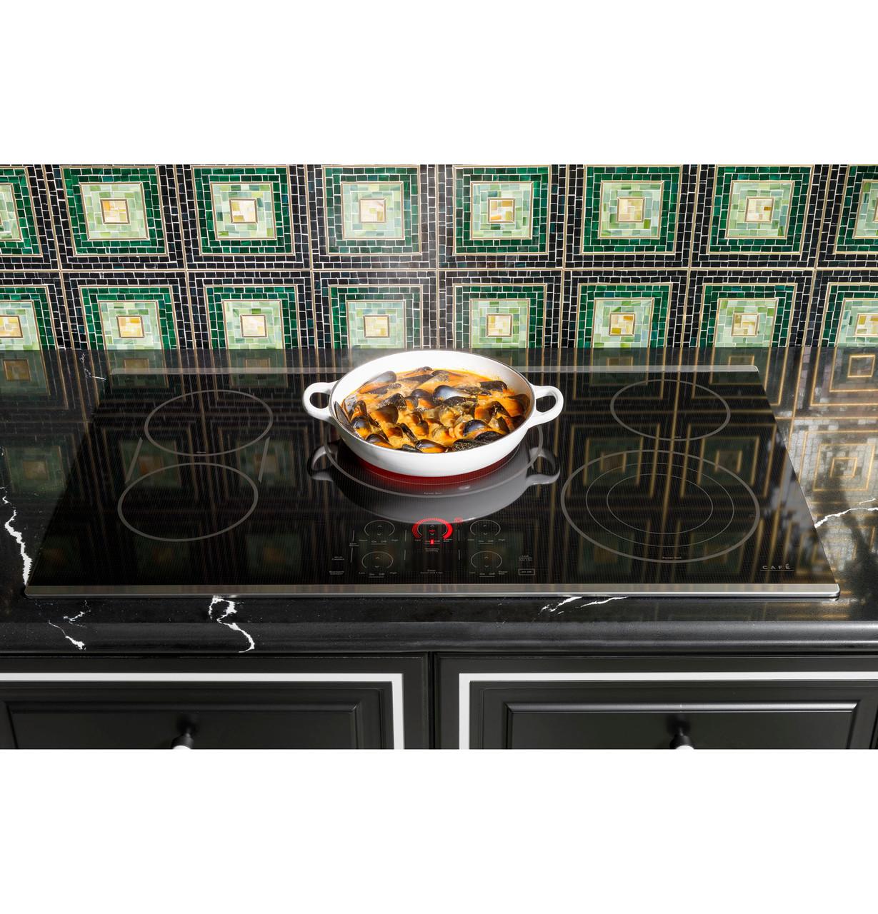 Cafe CEP90362TSS CAF(EBACK)™ 36" Touch-Control Electric Cooktop