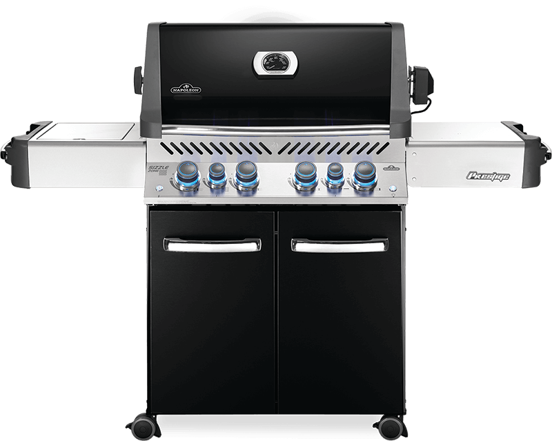 Napoleon Bbq Prestige 500 RSIB with Infrared Side and Rear Burners , Natural Gas, Black