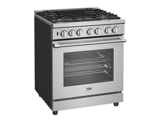 Beko PRDF34552SS 30" Stainless Steel Pro-Style Dual Fuel Range