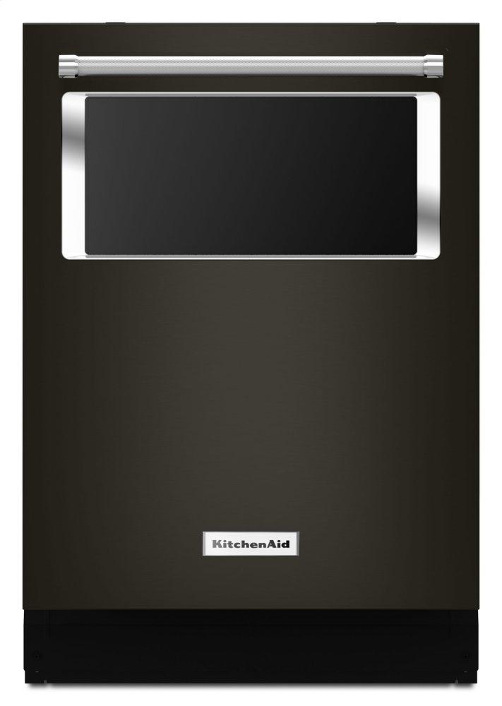 Kitchenaid KDTM804EBS 44 dBA Dishwasher with Window and Lighted Interior - Black Stainless Steel with PrintShield™ Finish