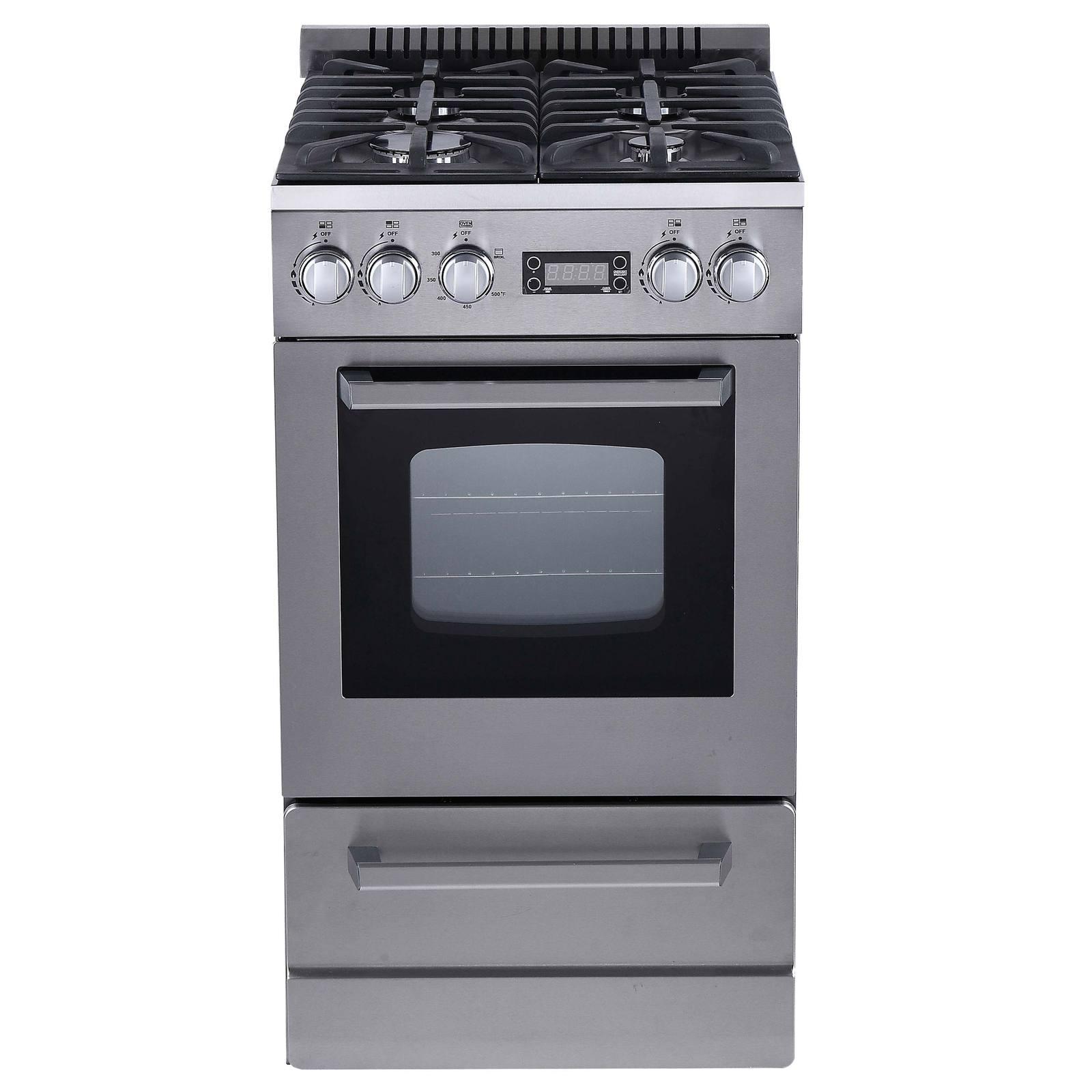 DGR20P3S Avanti ELITE Series 20" Gas Range Oven - Stainless Steel / 2.1 cu. ft.