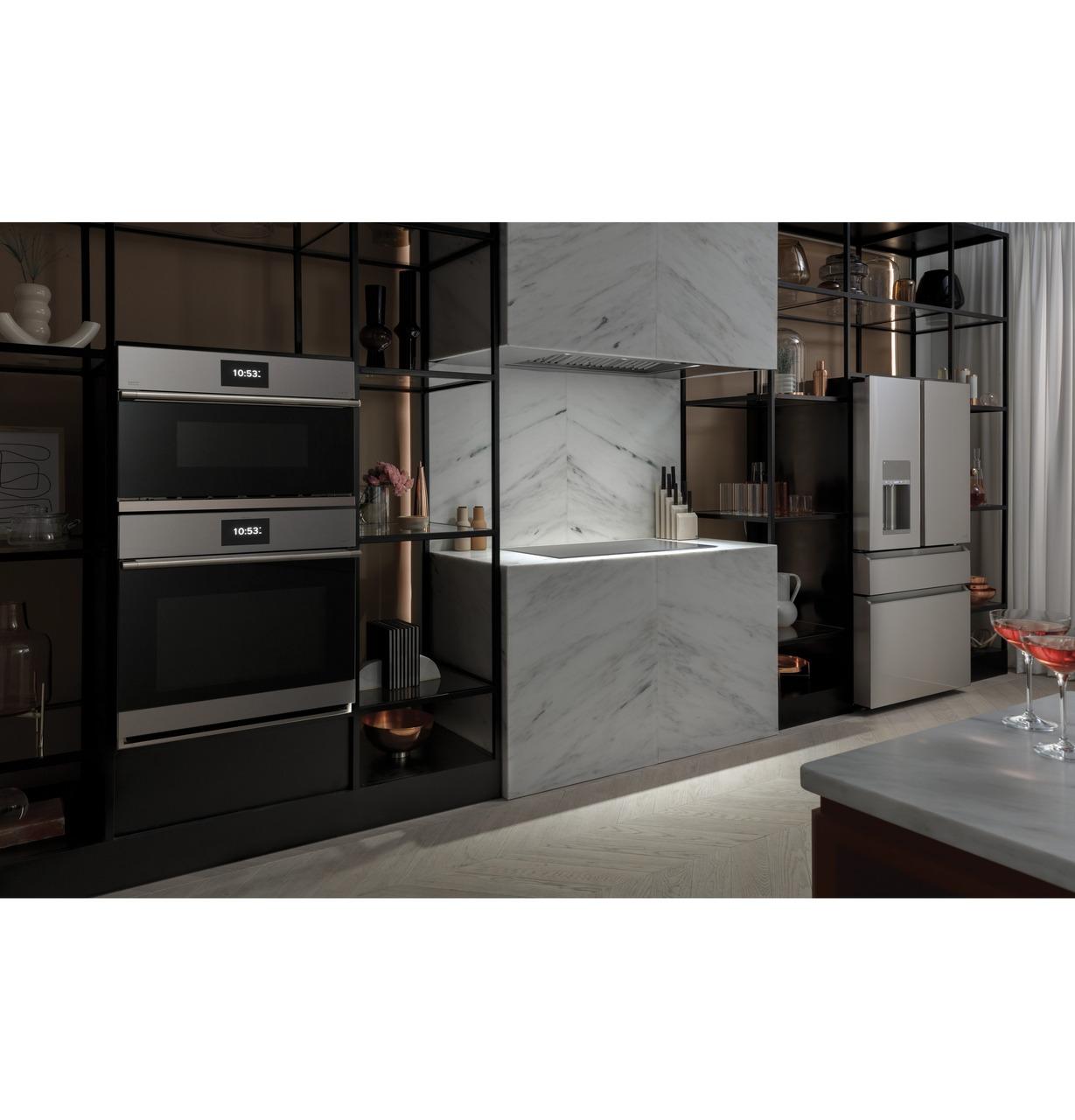 Cafe CVE28DM5NS5 CAF(EBACK)™ ENERGY STAR® 27.8 Cu. Ft. Smart 4-Door French-Door Refrigerator in Platinum Glass