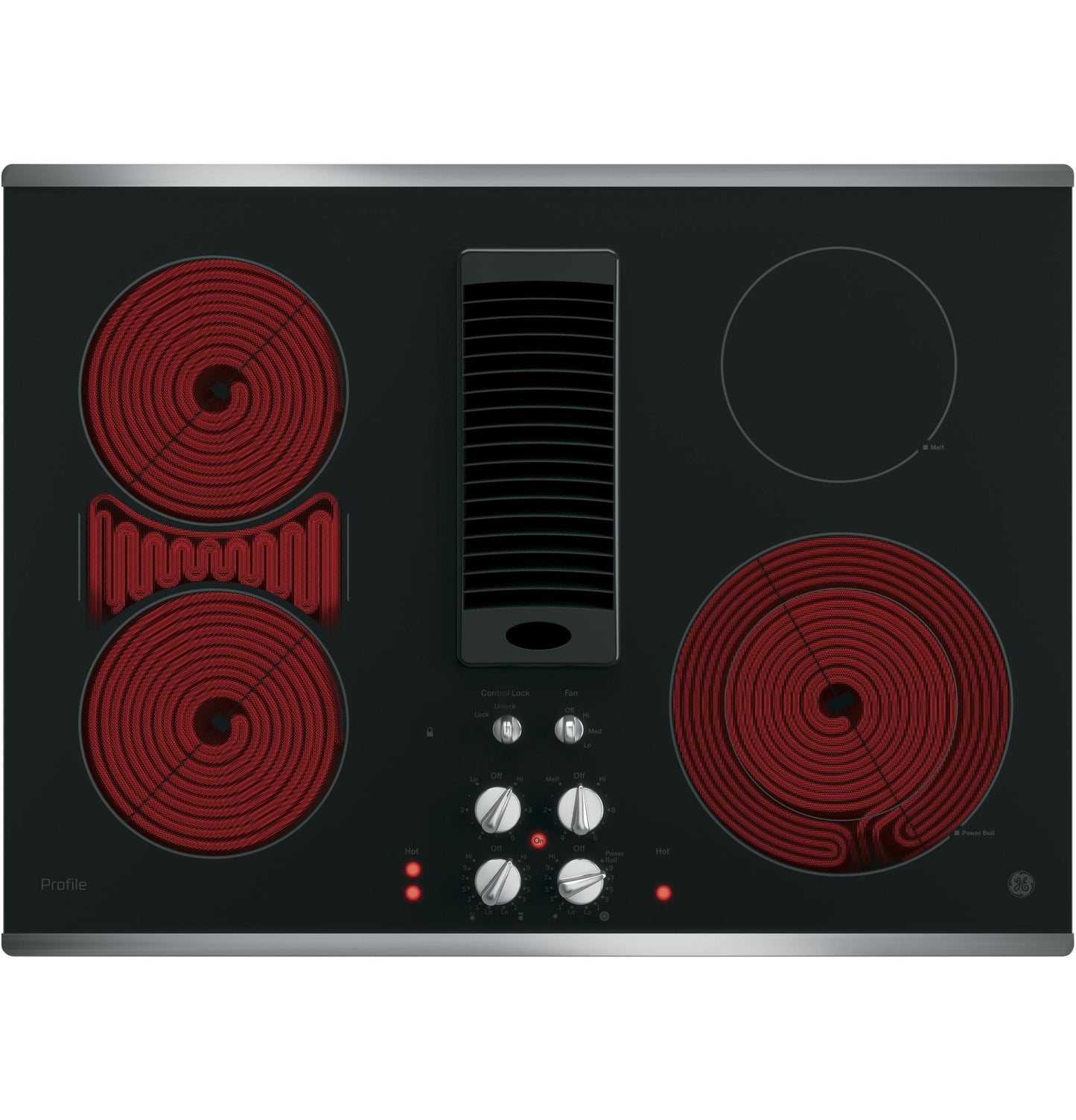 PP9830SRSS GE Profile™ 30" Downdraft Electric Cooktop