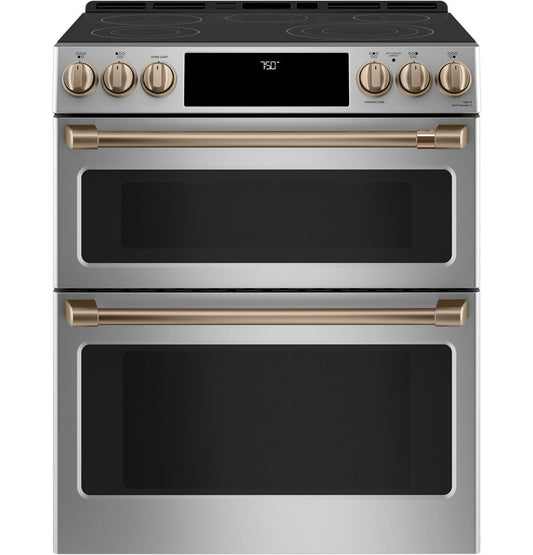 Cafe CXFCEHKPMBZ CAF(EBACK)™ Front Control Electric Knobs and Handles - Brushed Bronze
