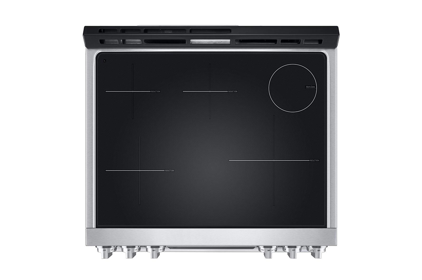 LG STUDIO 6.3 cu. ft. InstaView® Induction Slide-in Range with Air Fry and Air Sous Vide