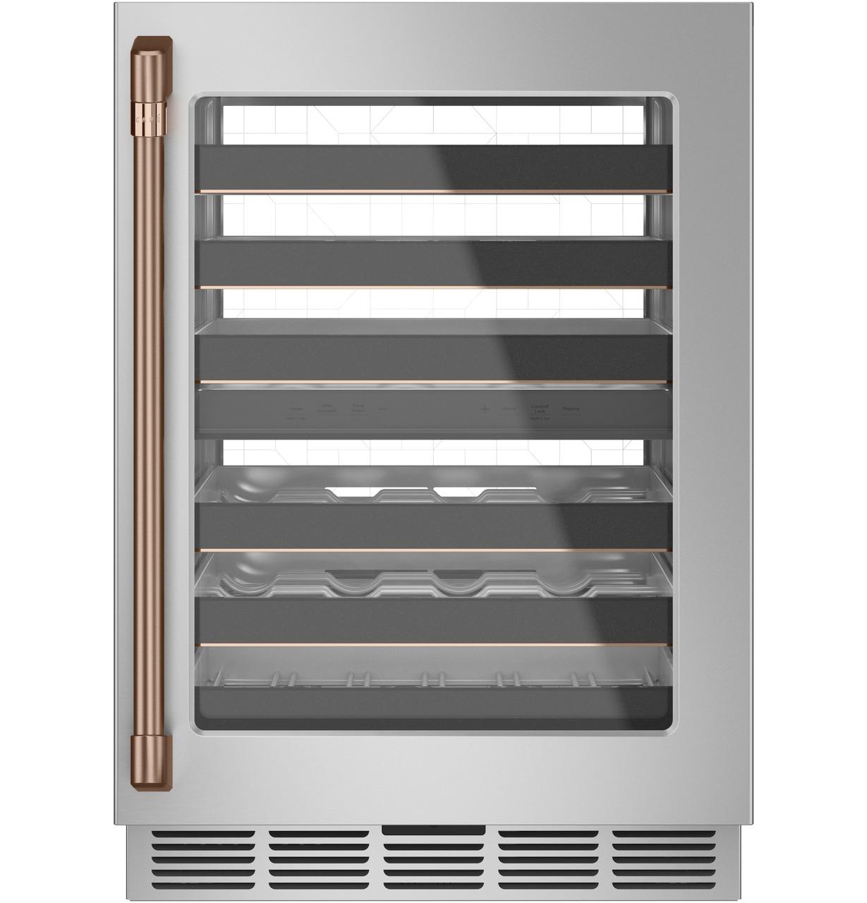 Cafe CXQW1H1PPCU CAF(EBACK)™ Undercounter Handle Kit - Brushed Copper