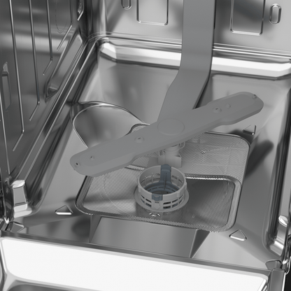 Beko DDS25842X Slim Size Stainless Dishwasher, 8 place settings, 48 dBa, Top Control