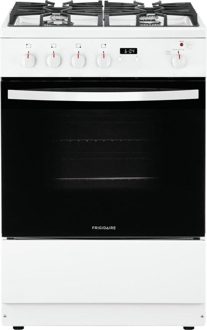 Frigidaire FFGH2422UW 24" Front Control Freestanding Gas Range