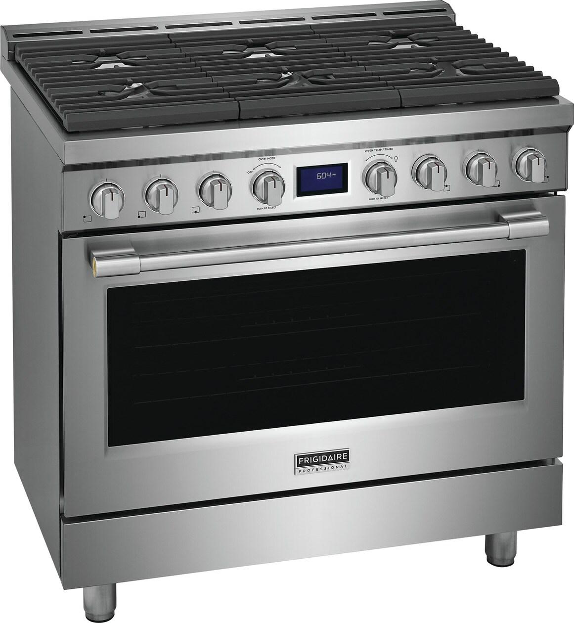 Frigidaire Professional 36" Front Control Freestanding Gas Range