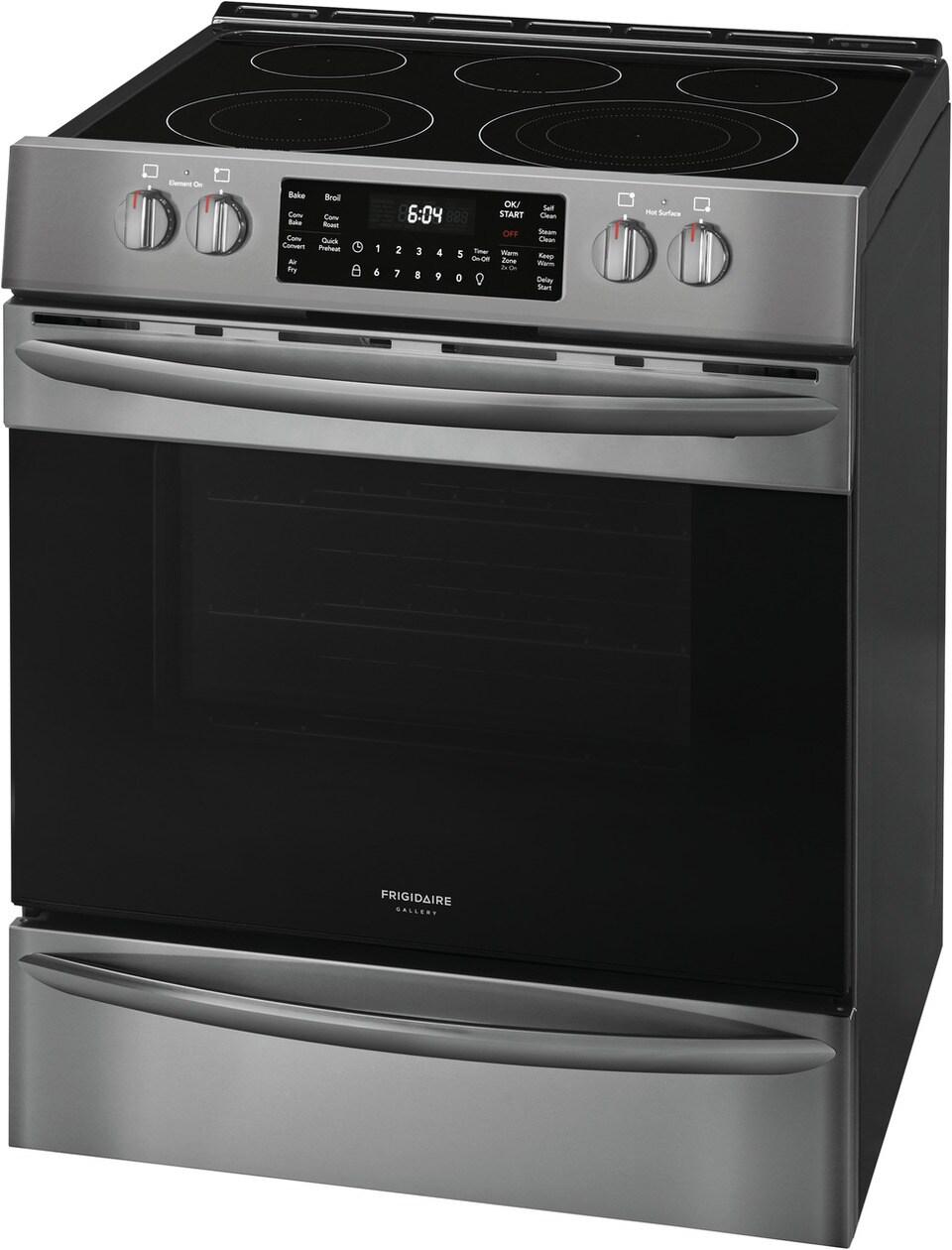 Frigidaire Gallery 30" Front Control Electric Range with Air Fry