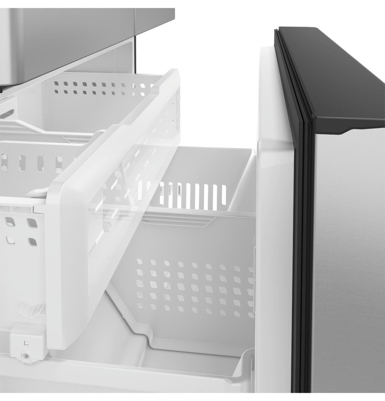 Cafe CWE23SP2MS1 CAF(EBACK)™ ENERGY STAR® 23.1 Cu. Ft. Smart Counter-Depth French-Door Refrigerator