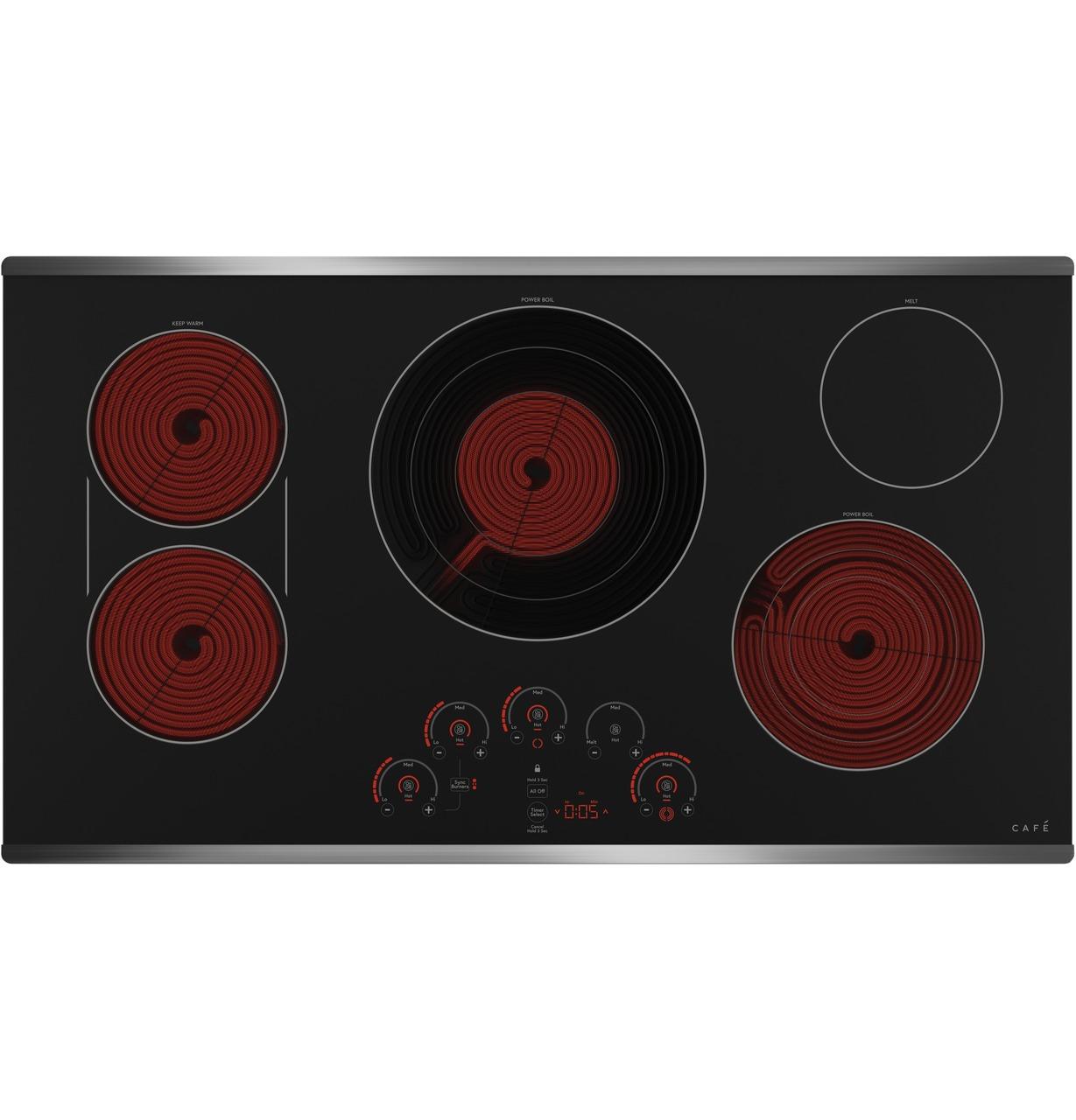 Caf(eback)™ 36" Touch-Control Electric Cooktop