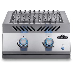 Napoleon Bbq BIB18RTPSS Built-in 700 Series Dual Range Top Burner with Stainless Steel Cover , Propane, Stainless Steel