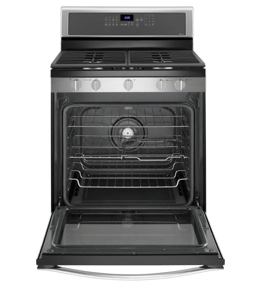 Whirlpool WFG715H0EE 5.8 Cu. Ft. Freestanding Gas Range with AquaLift® Self-Cleaning Technology