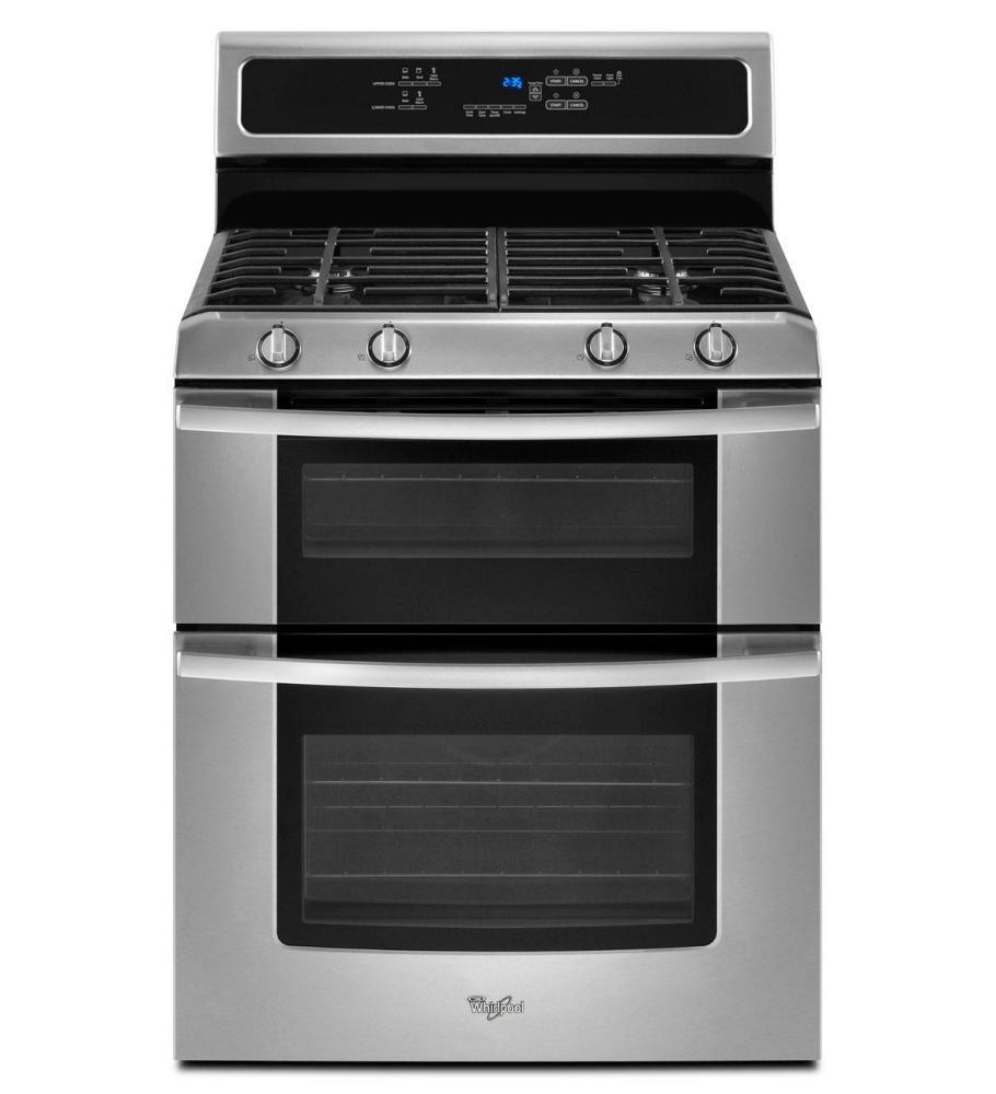 Whirlpool 30-inch Self-Cleaning Double Oven Freestanding Gas Range