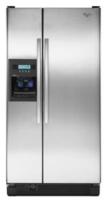 ED2KHAXVL Whirlpool® 22 cu. ft. Side-by-Side Refrigerator with In-Door-Ice® System