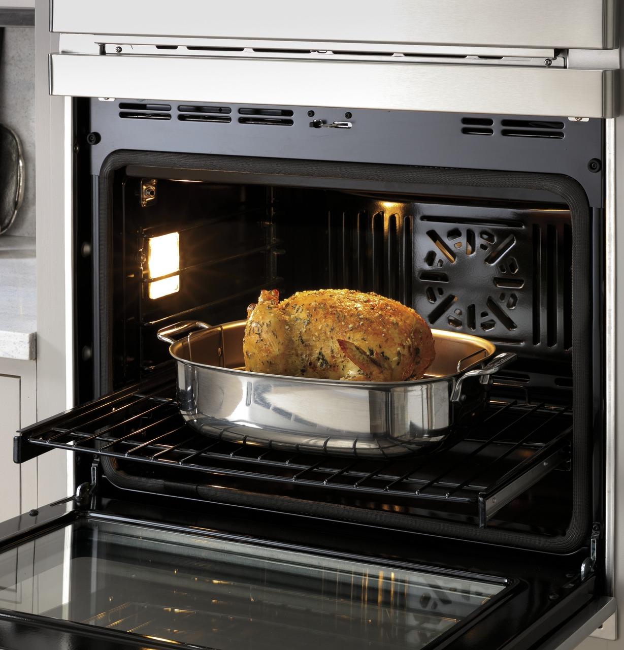 Cafe CTC912P2NS1 CAF(EBACK)™ 30 in. Combination Double Wall Oven with Convection and Advantium® Technology