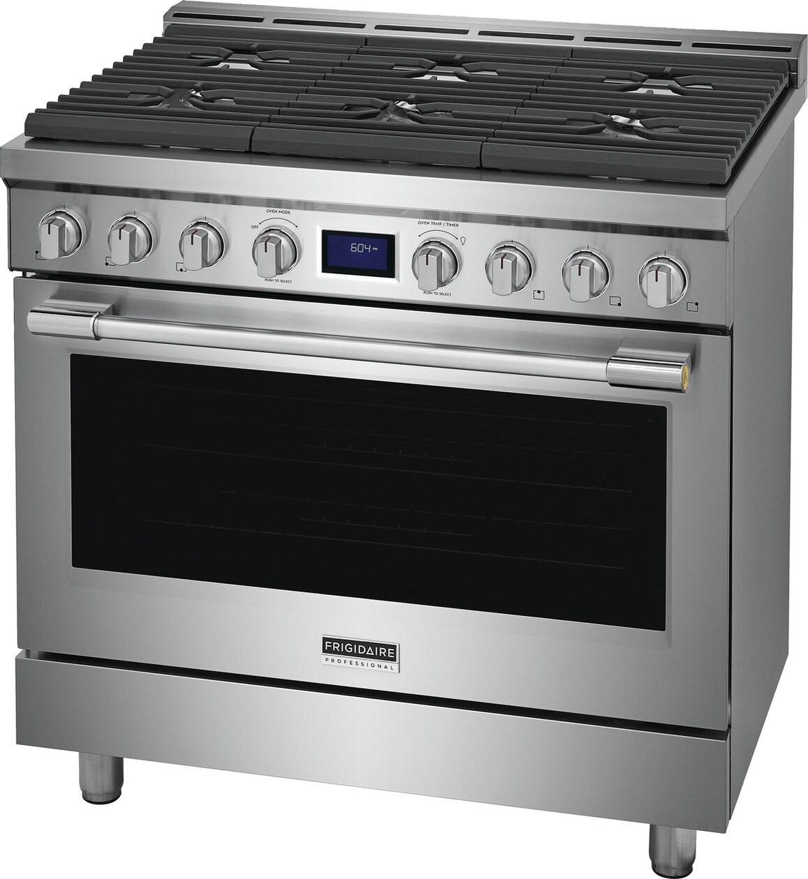 Frigidaire Professional 36" Front Control Freestanding Gas Range