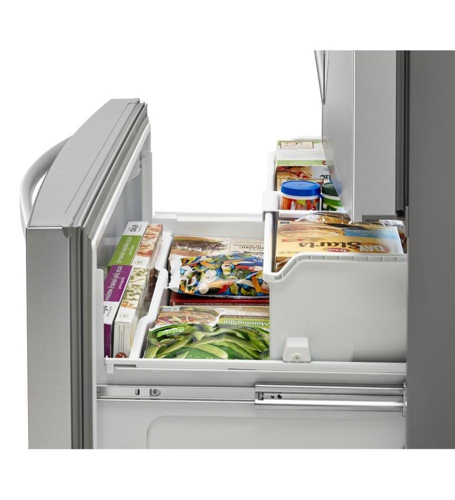 Whirlpool WRF997SDDM 36-inch Wide French Door Refrigerator with CoolVox Kitchen Sound System - 27 cu. ft.