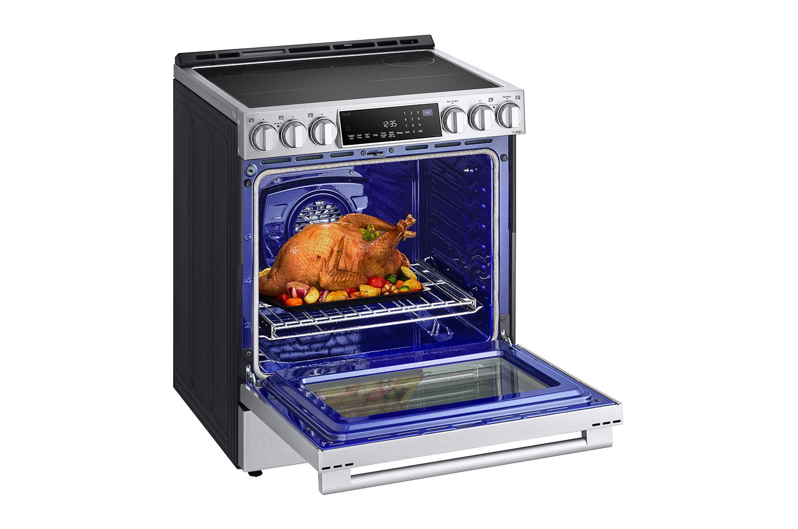 LG STUDIO 6.3 cu. ft. InstaView® Induction Slide-in Range with Air Fry and Air Sous Vide