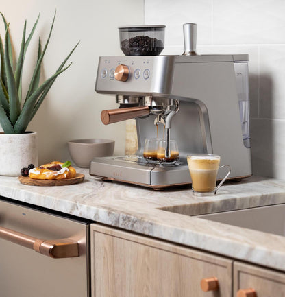 Cafe C7CESAS2RS3 CAF(EBACK)™ BELLISSIMO Semi Automatic Espresso Machine + Frother