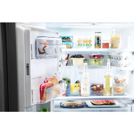 WRF974CIHV Whirlpool® 36-inch Wide Counter Depth French Door-within-Door Refrigerator - 24 cu. ft. - Black Stainless