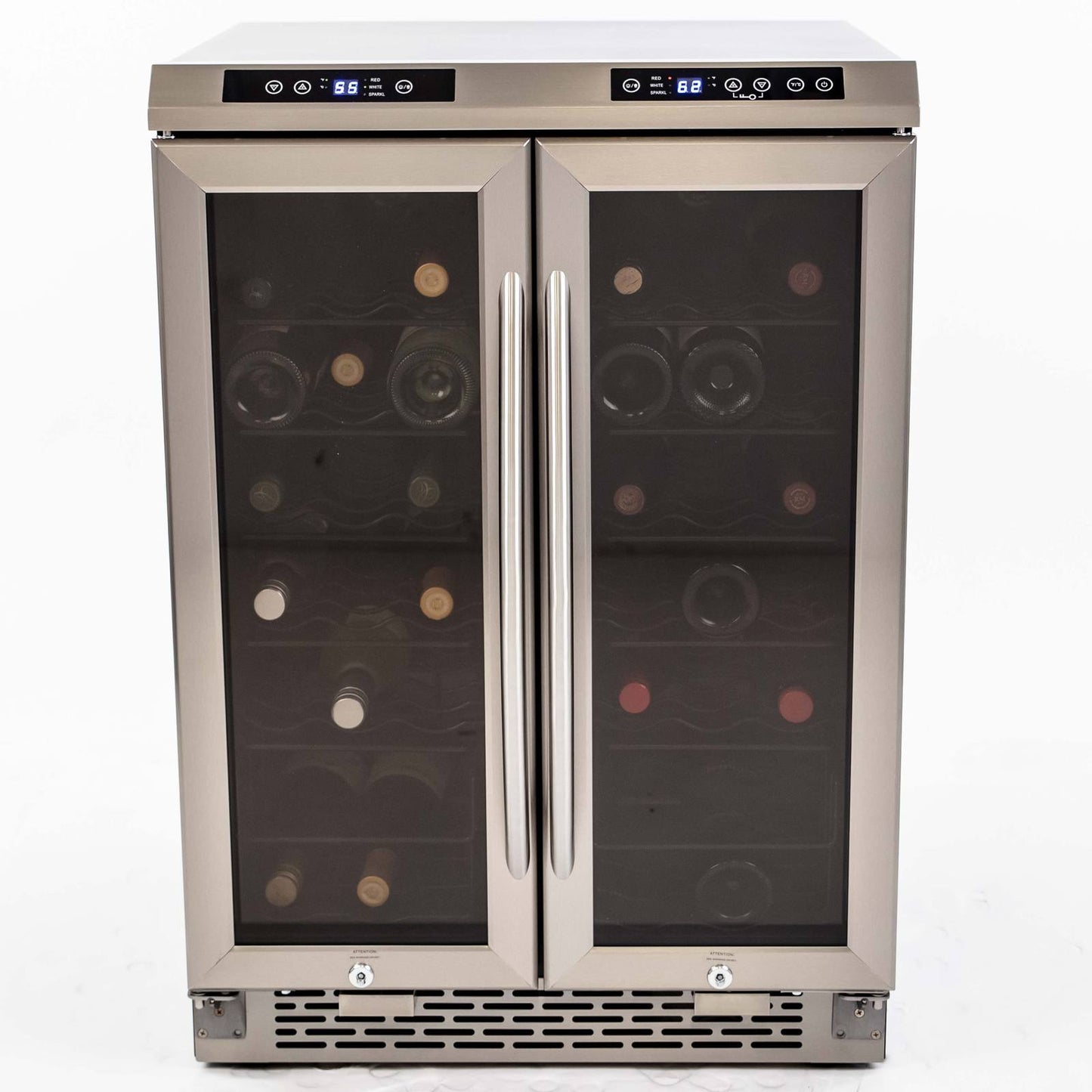 WCV38DZ Avanti 38 Bottle Dual-Zone Wine Cooler - Black / 38 Bottles
