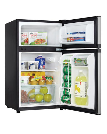 DCR031B1BSLDD Danby Designer 3.1 cu. ft. 2-door Compact Fridge in Stainless Steel