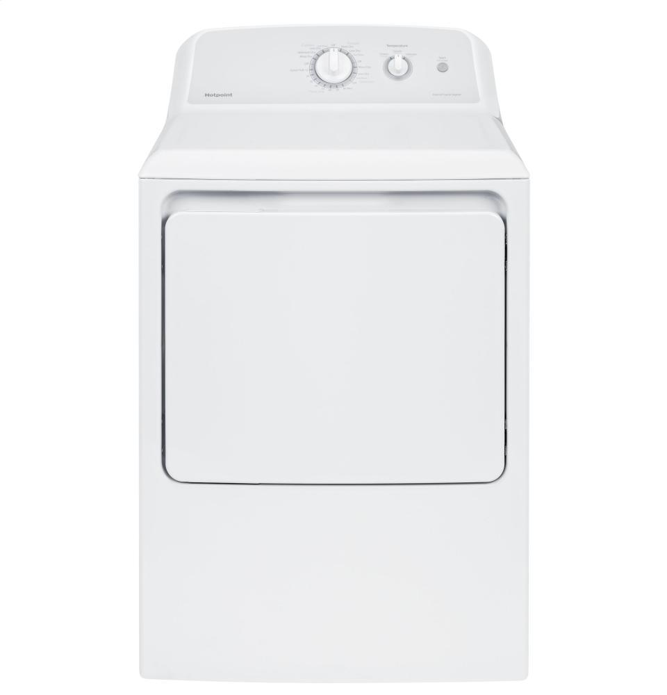 Hotpoint® 6.2 cu. ft. Capacity aluminized alloy Gas Dryer