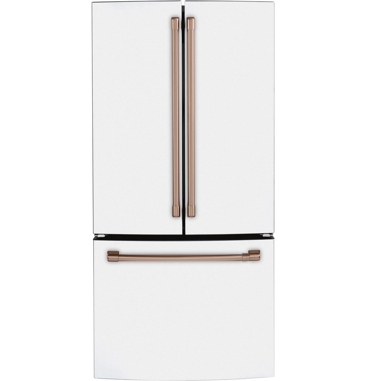 Cafe CWE19SP4NW2 CAF(EBACK)™ ENERGY STAR 18.6 Cu. Ft. Counter-Depth French-Door Refrigerator