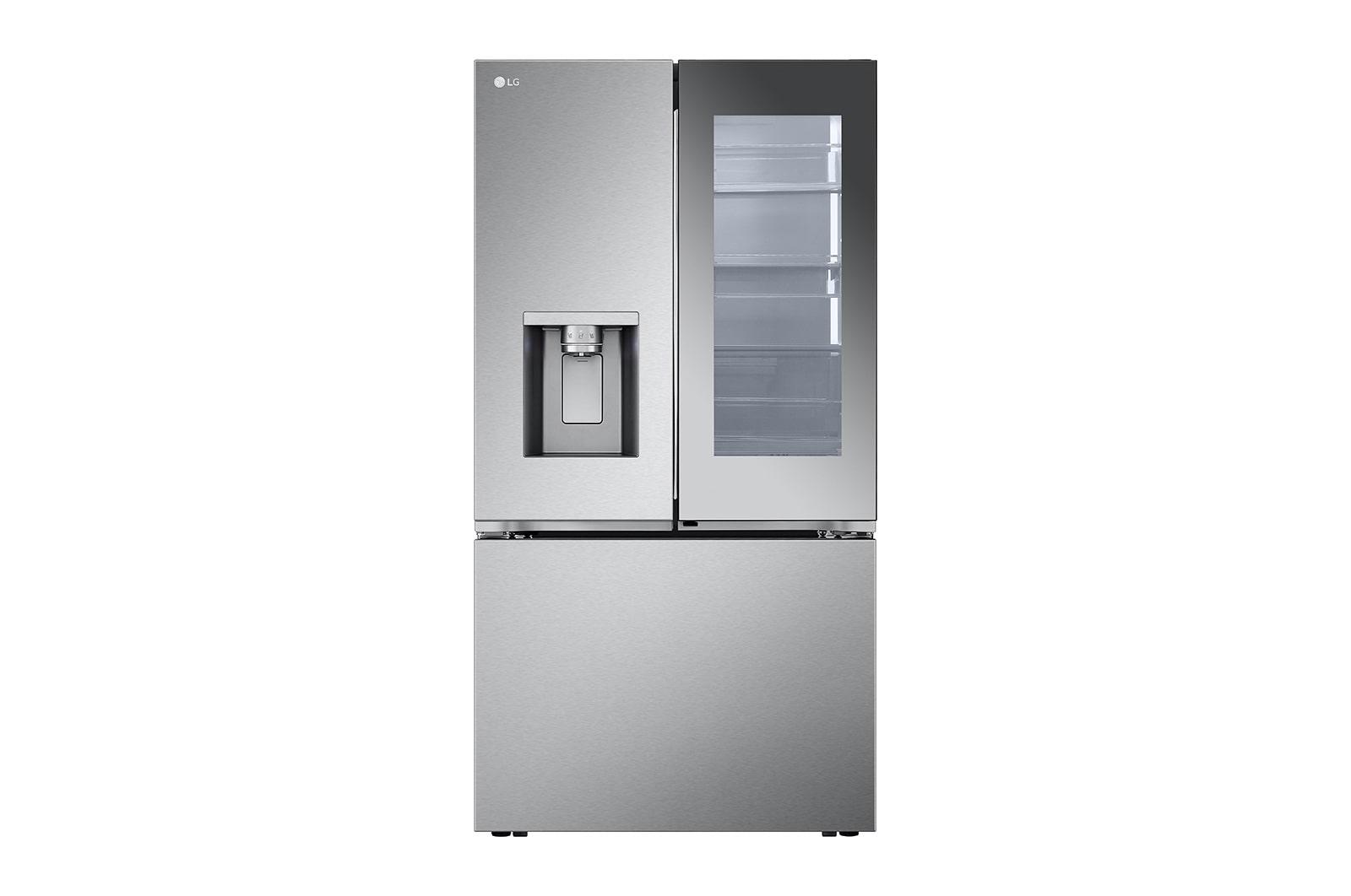 Lg LRYKC2606S 26 cu. ft. Smart Mirror InstaView® Counter-Depth MAX™ French Door Refrigerator with Four Types of Ice