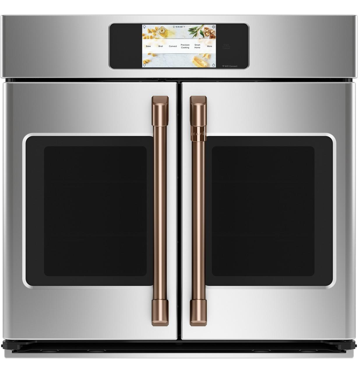Cafe CTS90FP2NS1 CAF(EBACK)™ Professional Series 30" Smart Built-In Convection French-Door Single Wall Oven
