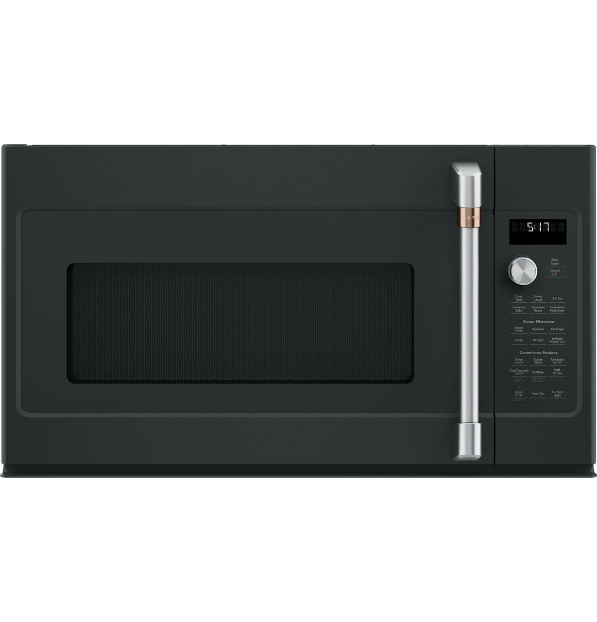 Cafe CVM517P3RD1 CAF(EBACK)™ 1.7 Cu. Ft. Convection Over-the-Range Microwave Oven