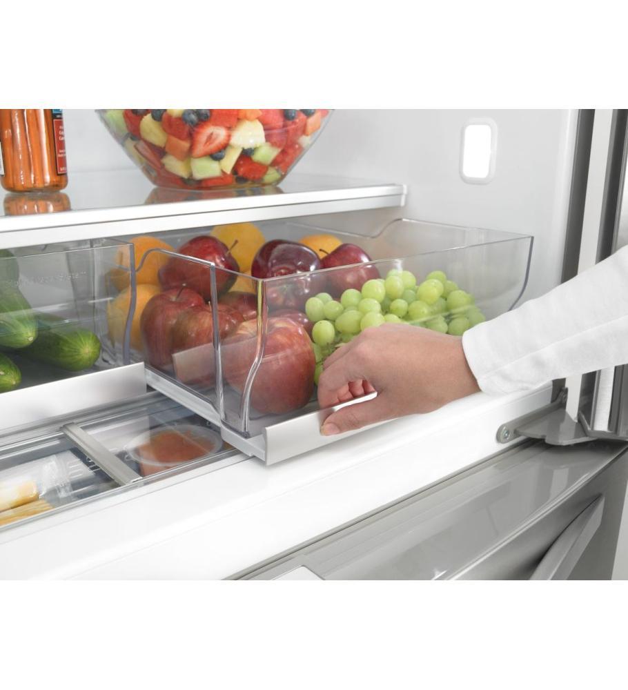 Whirlpool WRX988SIBB 36-inch Wide 4-Door Refrigerator with More Flexible Storage - 26 cu. ft.