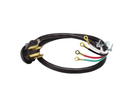 Frigidaire 5304512980 4' 30 Amp 4 Wire Dryer Cord