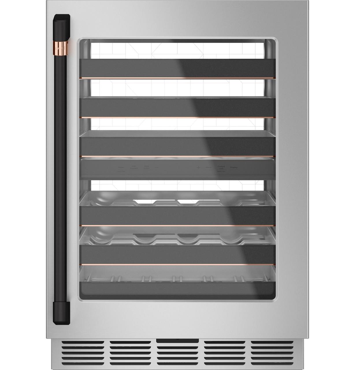 Cafe CXQW1H1PPFB CAF(EBACK)™ Undercounter Handle Kit - Flat Black