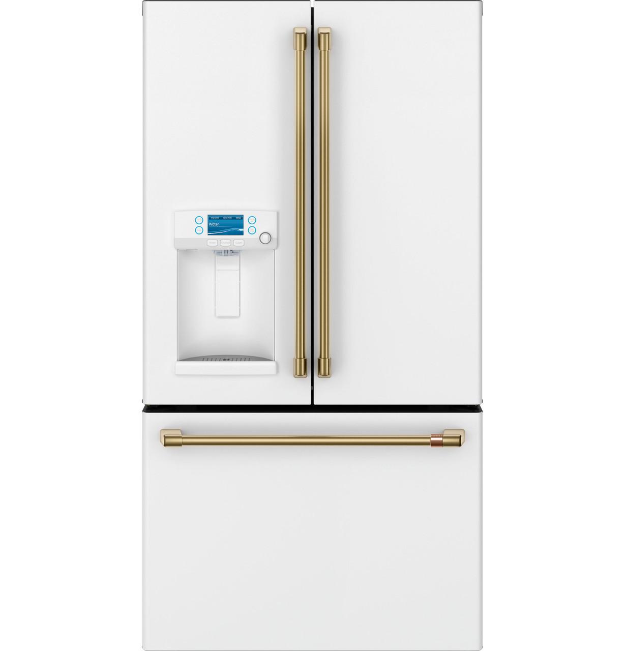 Cafe CFE28TP4MW2 Caf(eback)™ ENERGY STAR® 27.7 Cu. Ft. Smart French-Door Refrigerator with Hot Water Dispenser