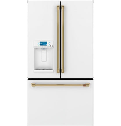 Cafe CFE28TP4MW2 CAF(EBACK)™ ENERGY STAR® 27.7 Cu. Ft. Smart French-Door Refrigerator with Hot Water Dispenser