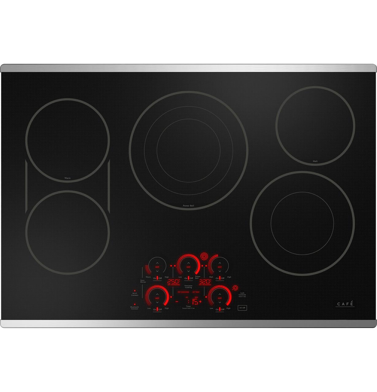 Cafe CEP90302TSS CAF(EBACK)™ 30" Touch-Control Electric Cooktop