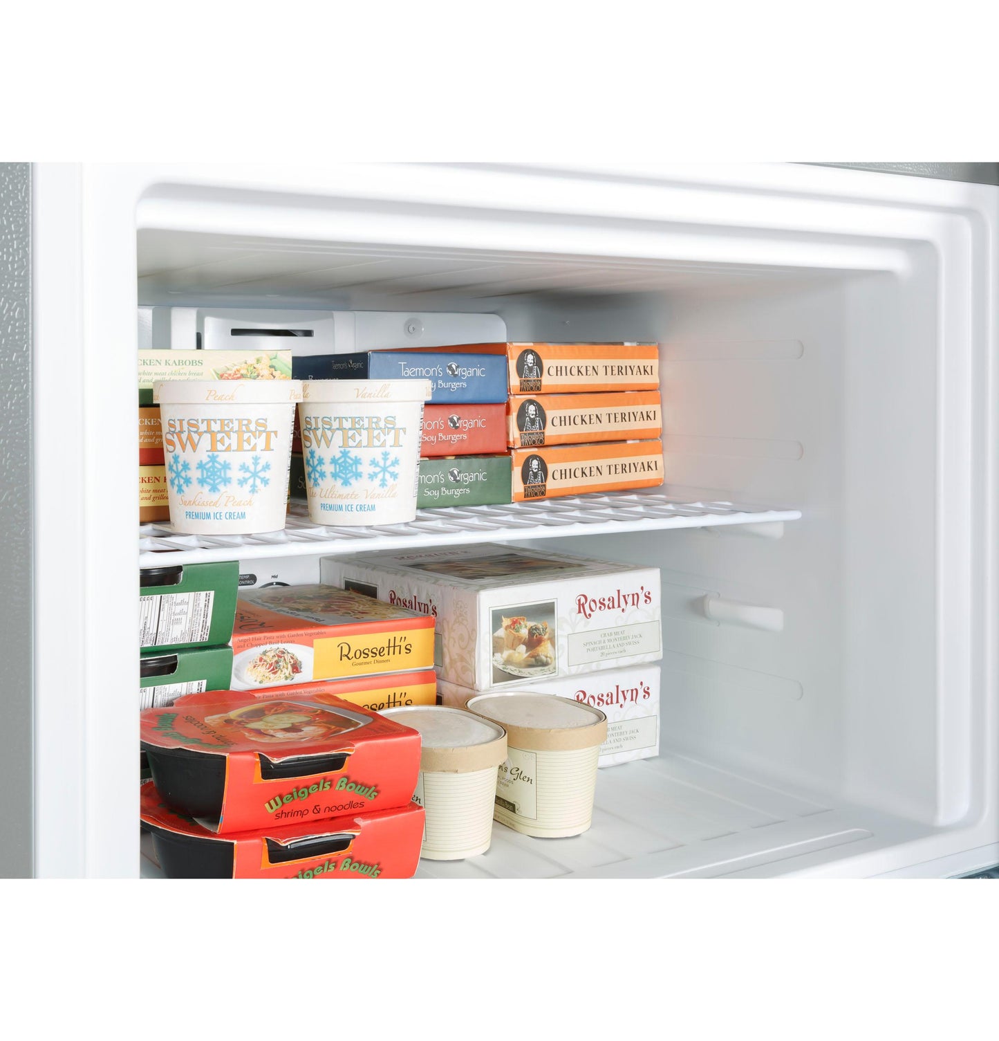 GTE18MSRRSS GE® ENERGY STAR® 18.3 Cu. Ft. Top-Freezer Refrigerator