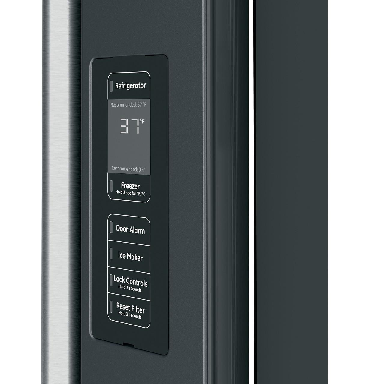 Cafe CWE23SP2MS1 Caf(eback)™ ENERGY STAR® 23.1 Cu. Ft. Smart Counter-Depth French-Door Refrigerator