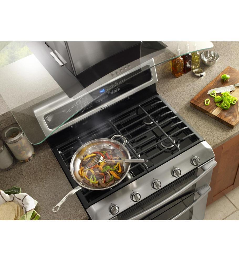 Whirlpool GGG390LXB Gold® Double Oven Freestanding Gas Range