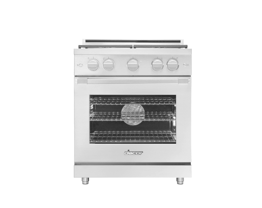 30" Gas Range, Silver Stainless Steel, Natural Gas