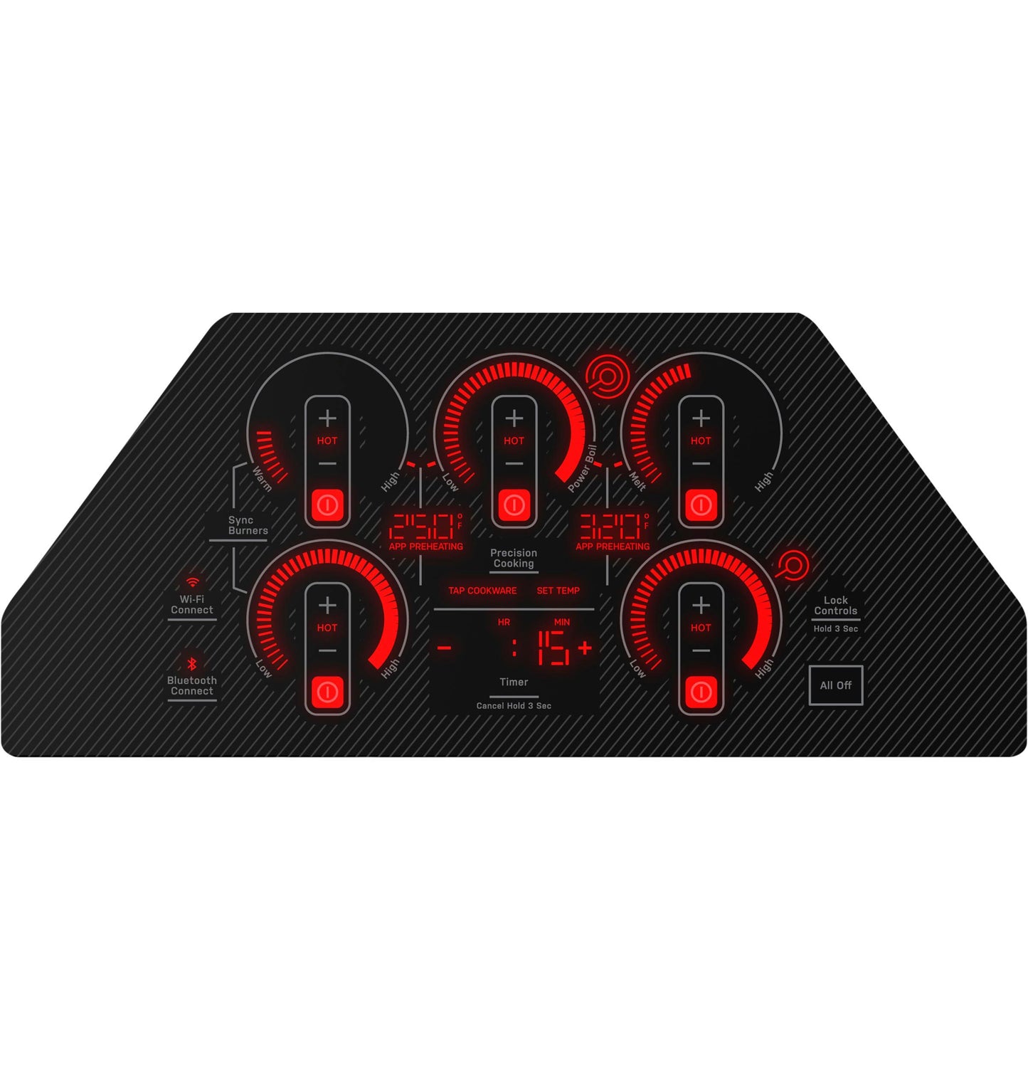 PEP9030STSS GE Profile™ 30" Built-In Touch Control Electric Cooktop