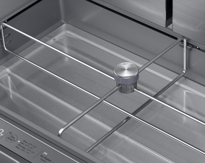 36" Counter Depth French Door Bottom Freezer, Silver Stainless Steel