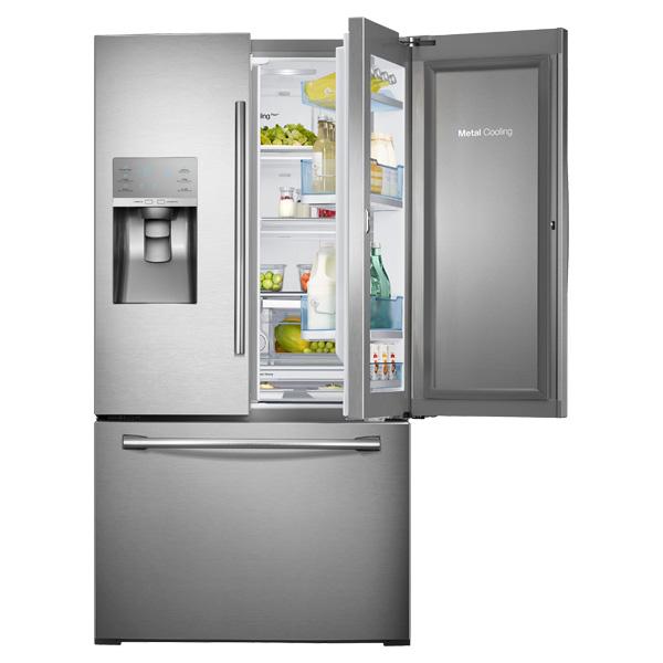 Samsung RF30HDEDTSR 36" Wide, 30 cu. ft. Capacity 3-Door French Door Food ShowCase Refrigerator with Dual Ice Maker (Stainless Steel)