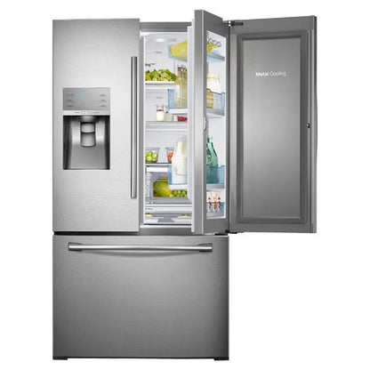 Samsung RF30HDEDTSR 36" Wide, 30 cu. ft. Capacity 3-Door French Door Food ShowCase Refrigerator with Dual Ice Maker (Stainless Steel)