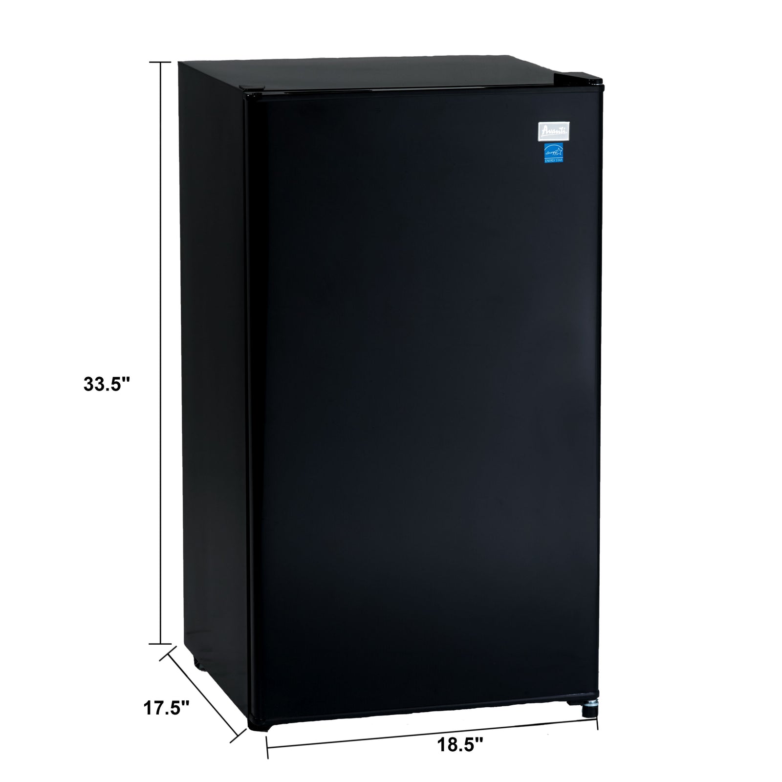 AR321BB Avanti 3.2 cu. ft. Compact Refrigerator - Black / 3.2 cu. ft.